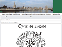 Tablet Screenshot of catholiques17.com